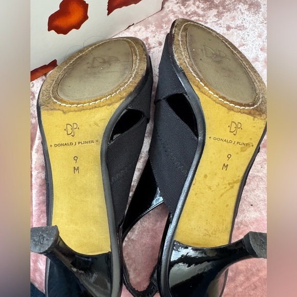 💥Donald J. Pliner Black Women's Slingbacks - Picture 9 of 12